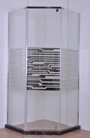 Özel 900 MM Quadrant Duş Muhafazaları Ayna Cam Dimond Şekil Pivot Kapı