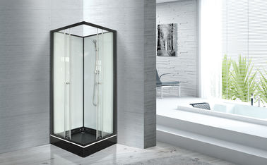 Kare Siyah ABS Tepsi ile Popüler Banyo Cam Duş Kabinleri 800 X 800