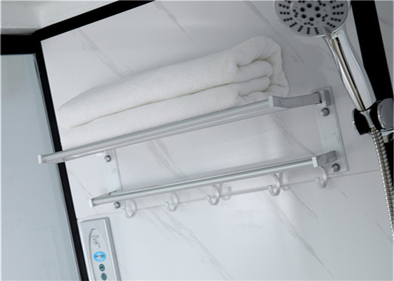 Duş Kabinleri Beyaz Akrilik ABS Tepsi 1600*1200*2150mm siyah alüminyum