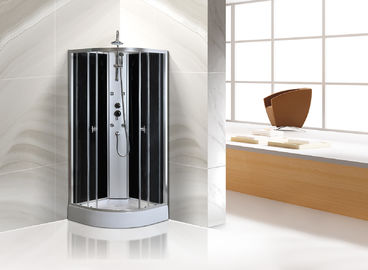 PVC Fonksiyonel Panel Şeffaf Quadrant Duş Kabinleri Normal Sıcaklık Çalışma