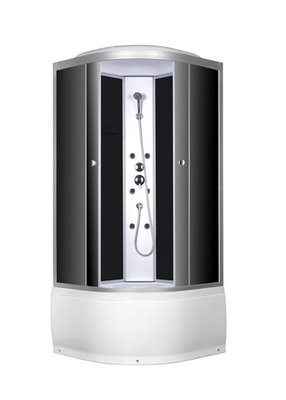 Banyo Duş Kabinleri Siyah Akrilik ABS Tepsi 900*900*215mm